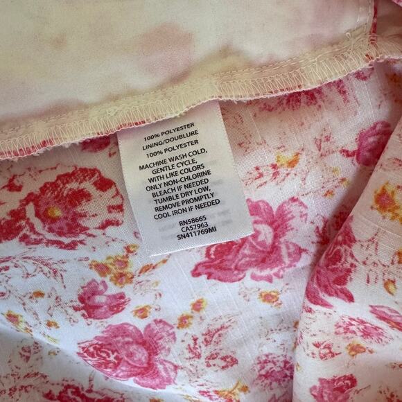 Something Navy Fitted Surplice Top Size Small - Picture 5 of 5